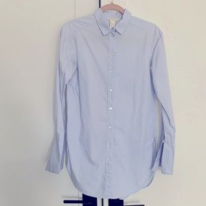 H&M blue dress shirt